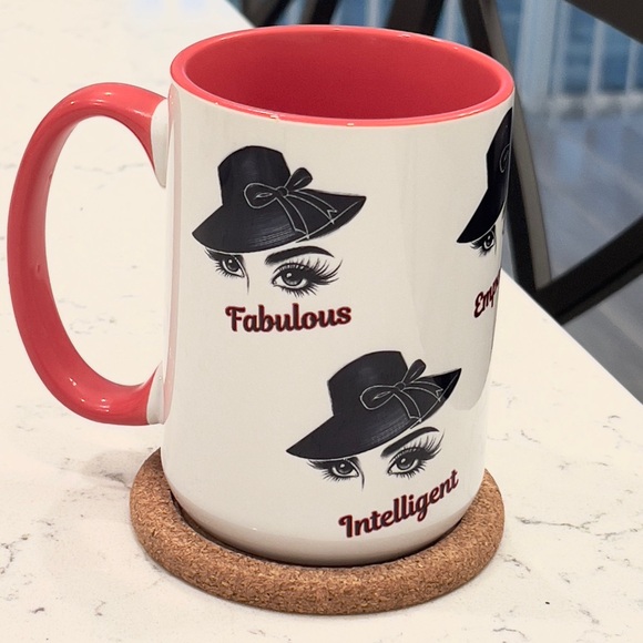 Custom Made Eyes of Allure Ceramic Mug (15 oz) - Picture 3 of 5